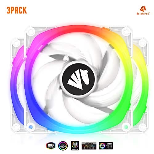 Asiahorse N001 120mm ARGB White 3 Pack main image