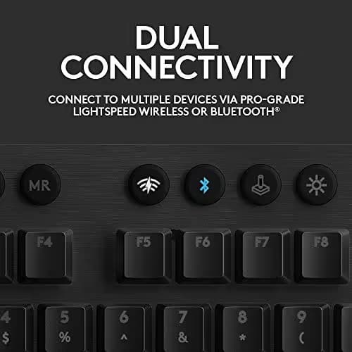 Logitech G915 Lightspeed RGB Wireless Logitech GL Clicky Gaming Keyboard image