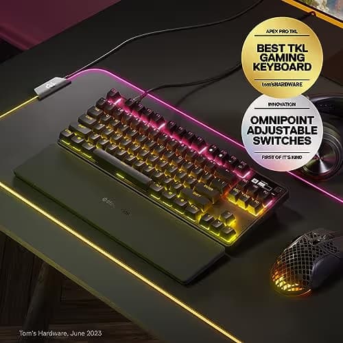 SteelSeries Apex Pro TKL RGB Wired Gaming Keyboard Black image