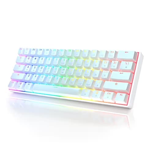 BestOff MK15 Gaming Set, Blue Switch Mechanical Gaming Keyboard, 4 adjustable High DPI Gaming Mouse, All-Metal Panel Spill-Resistant Keyboard with Ergonomic holder, Anti ghosting Keyboard for PC Gamer main image