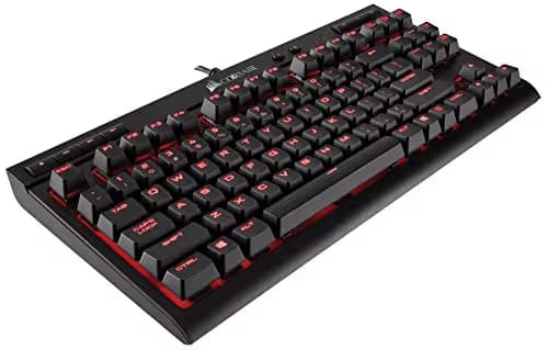 Corsair K63 Compact Mechanical Gaming Keyboard - Backlit Red LET - Linear & Quiet - Cherry MX Red image