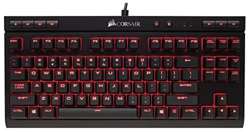Corsair K63 Compact Mechanical Gaming Keyboard - Backlit Red LET - Linear & Quiet - Cherry MX Red image