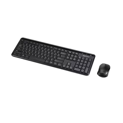 AmazonBasics Wireless Computer Keyboard and Mouse Combo - Quiet and Compact - US Layout (QWERTY) main image