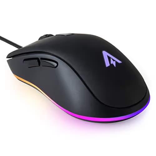 Anker Gaming Mouse with 6Dpi Levels (800, 1600, 2400, 3200, 4800, and 6400), 1000 Hz Polling Rate, Programmable Buttons, Ergonomic USB Computer Mouse, RGB Gamer Desktop Laptop PC Gaming Mouse image