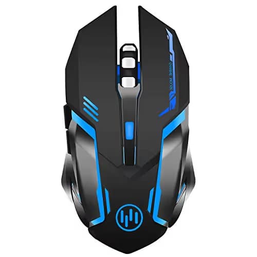 Bluetooth Mouse, Jelly Comb MS003 Slim Dual Mode(Bluetooth 4.0 + USB) 2.4GHz Wireless Bluetooth Mouse for Laptop, iPad, MacBook, PC- For Windows 8.0/ MacOS 10.10/ iPad OS 13/ Android 4.3 or Above image