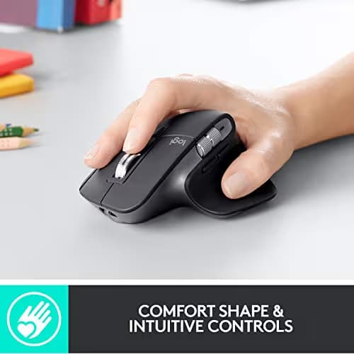 Logitech MX Master 3 Advanced Wireless Mouse - Mid Grey image