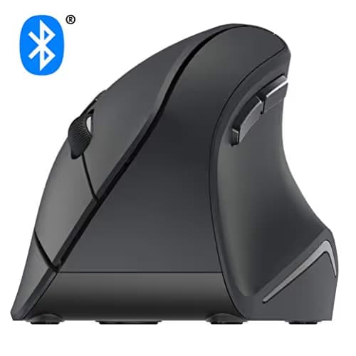 HumanCentric Wireless Ergonomic Mouse - Bluetooth Vertical Mouse with Adjustable DPI for Computers, Laptops, Macs/Macbooks, and PCs main image