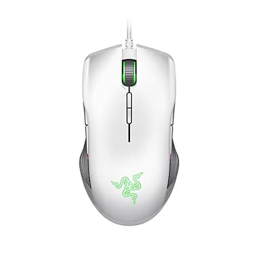 Razer Lancehead TE Ambidextrous Gaming Mouse: 16,000 DPI Optical Sensor - Chroma RGB Lighting - 8 Programmable Buttons - Mechanical Switches - Mercury White image