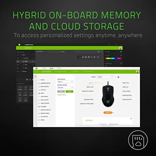 RAZER MAMBA ELITE: 5G True 16,000 DPI Optical Sensor - 9 Programmable Buttons - Ergonomic Form Factory - Razer Chroma Enabled - Esports Gaming Mouse (Renewed) image