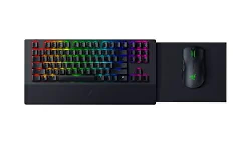 Razer Turret Wireless Mechanical Gaming Keyboard & Mouse Combo for PC & Xbox One: Chroma RGB/Dynamic Lighting - Retractable Magnetic Mouse Mat - 40hr Battery main image