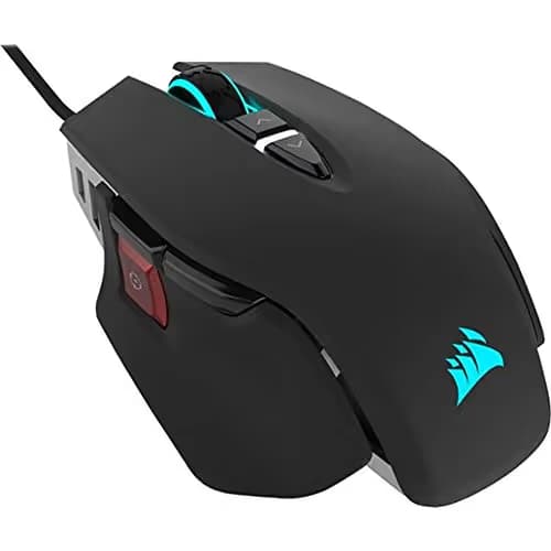 CORSAIR M65 ELITE RGB - FPS Gaming Mouse - 18,000 DPI Optical Sensor - Adjustable DPI Sniper Button - Tunable Weights -  Black image