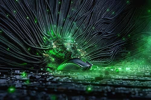 Razer Mamba Wireless, Wired/Wireless Gaming Mouse with True 16,000 DPI 5 Generation Optical Sensor, 50 Hour Battery Life, Powered by Razer Chroma image