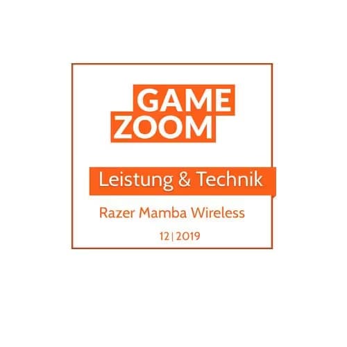 Razer Mamba Wireless, Wired/Wireless Gaming Mouse with True 16,000 DPI 5 Generation Optical Sensor, 50 Hour Battery Life, Powered by Razer Chroma image