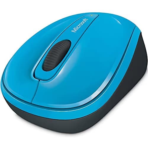 Microsoft 3500 Wireless Mobile Mouse, Cyan Blue (GMF-00273) image