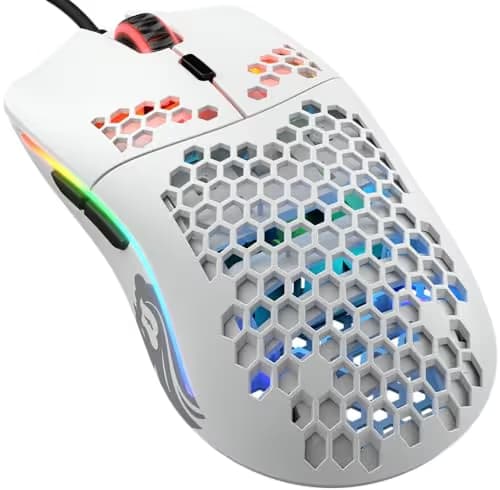 Glorious Model O- White Wired Optical Gaming Mouse image