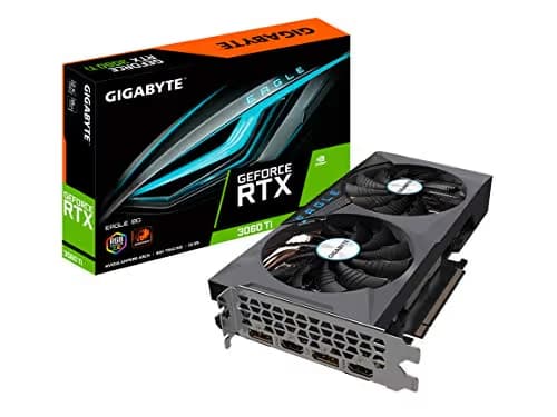 GIGABYTE Eagle OC GeForce RTX 3060 Ti 8GB GDDR6 PCI Express 4.0 ATX Video Card GV-N306TEAGLE OC-8GD (rev. 2.0) (LHR) main image
