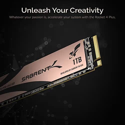 Sabrent Rocket 4 Plus 1TB SSD M.2-2280 PCIe 4.0 NVMe image