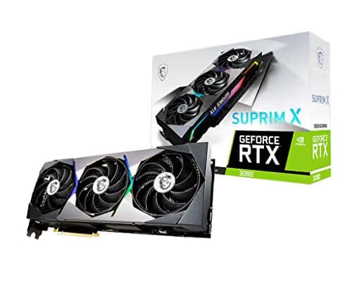 MSI SUPRIM X GeForce RTX 3080 10GB GDDR6X Black / Silver main image