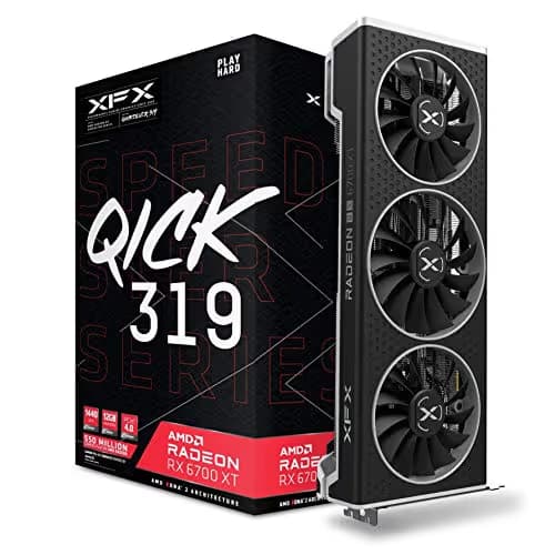 XFX Speedster QICK 319 Core Radeon RX 6700 XT 12GB GDDR6 Black main image