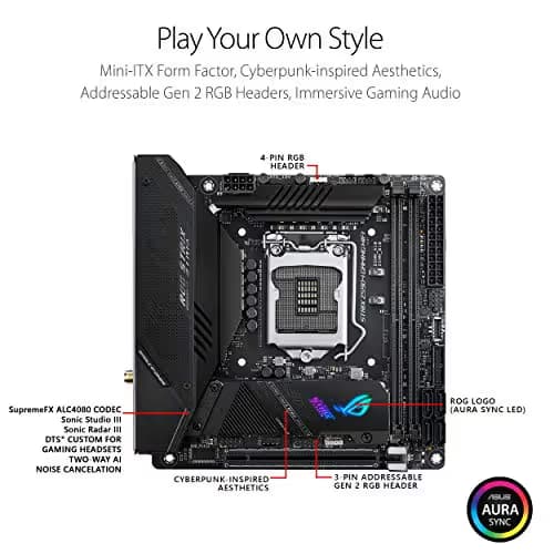 Asus Z590-I ROG STRIX GAMING WIFI DDR4 Mini ITX image