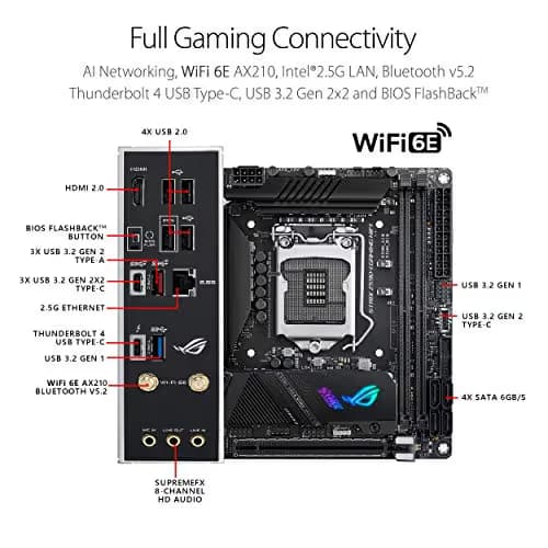 Asus Z590-I ROG STRIX GAMING WIFI DDR4 Mini ITX image