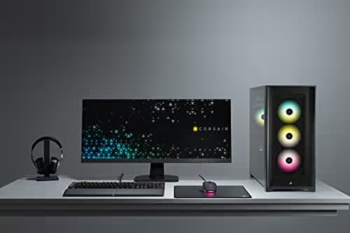 Corsair iCUE 5000X RGB ATX Mid Tower Black Tempered Glass Side Panel image
