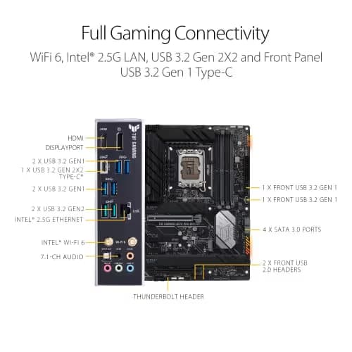ASUS TUF Gaming H670-PRO WiFi D4 image