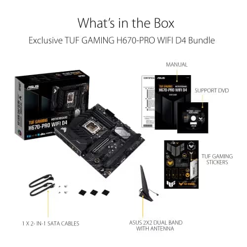 ASUS TUF Gaming H670-PRO WiFi D4 image