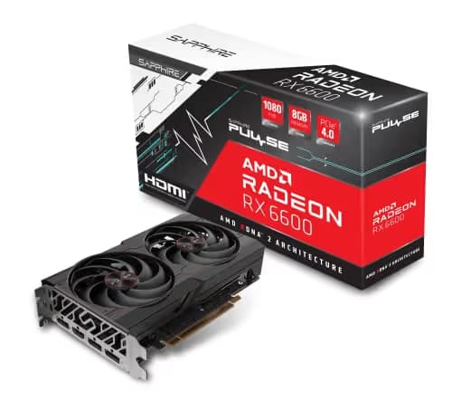 Sapphire PULSE Radeon RX 6600 8GB GDDR6  main image