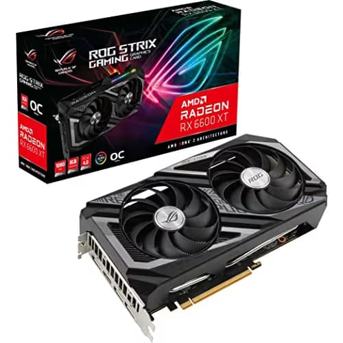 Asus ROG STRIX GAMING OC Radeon RX 6600 XT 8GB GDDR6 Black / Gray main image