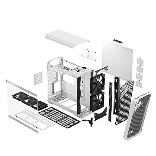 Fractal Design Torrent ATX Mid Tower White TG Clear Tint image