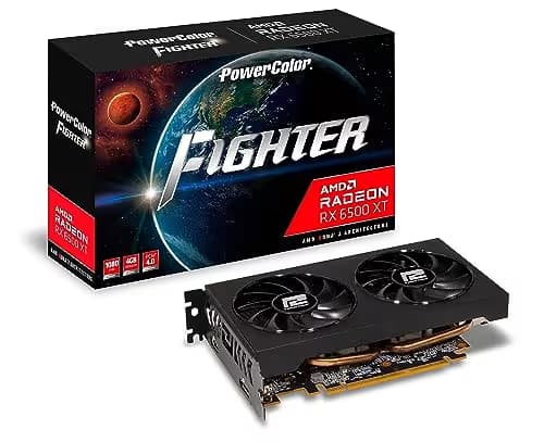 PowerColor Fighter OC Radeon RX 6500 XT 4GB GDDR6 image