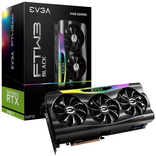 EVGA GeForce RTX 3090 Ti FTW3 BLACK GAMING 24GB GDDR6X image