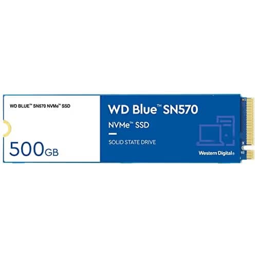 Western Digital Blue SN570 500GB SSD M.2 PCIe 3.0 NVMe image