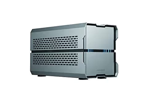 Phanteks EVOLV SHIFT XT Mini-ITX Desktop Silver / Black with Tempered Glass Side Panel and USB 3.2 Gen 2 Type-C, USB 3.2 Gen 1 Type-A image
