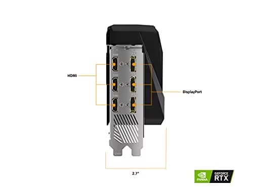Gigabyte AORUS MASTER GeForce RTX 3070 Ti 8GB GDDR6X Black image