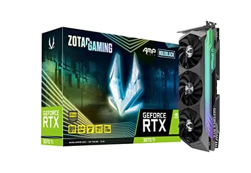 Zotac GeForce RTX 3070 Ti GAMING AMP Holo 8GB GDDR6X Black / Silver image