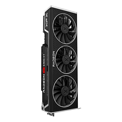 XFX Speedster MERC 319 AMD Radeon RX 6900 XT Black Gaming Graphics Card with 16GB GDDR6, HDMI 2 x DP USB-C, AMD RDNA 2 image