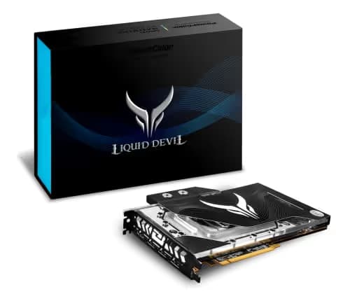 AMD Radeon RX 6950 XT Liquid Devil Overclocked Liquid Cooled 16GB GDDR6 PCIe 4.0 Graphics Card image