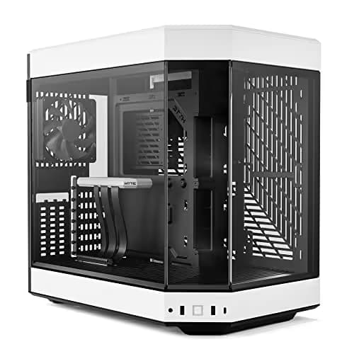 HYTE Y60 ATX Mid Tower Panda with Panoramic Tempered Glass Side Panel, Modern Aesthetic Case main image