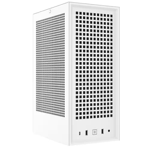HYTE REVOLT 3 Mini-ITX Tower White Mesh Side Panel main image