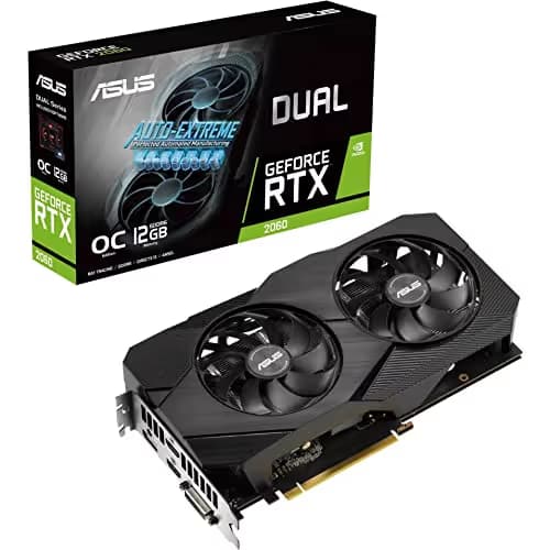 Asus DUAL EVO GeForce RTX 2060 12GB 12GB GDDR6 Black main image