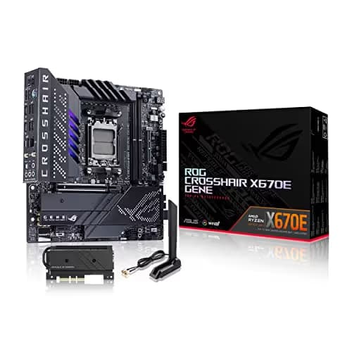 ASUS ROG CROSSHAIR X670E GENE Micro ATX Motherboard image