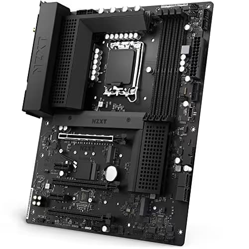 NZXT N5 Z690 Motherboard - N5-Z69XT-B1 - Intel Z690 chipset (Supports 12th Gen CPUs) - ATX Gaming Motherboard - Integrated I/O Shield - WiFi 6E connectivity - Bluetooth V5.2 - Black image