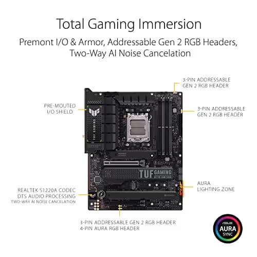ASUS TUF GAMING X670E-PLUS WIFI AM5 DDR5 ATX image