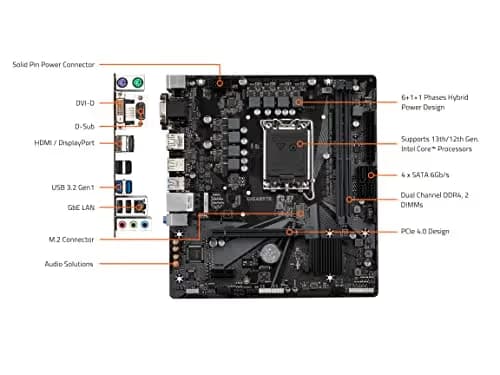 Gigabyte H610M S2H DDR4 Micro ATX image