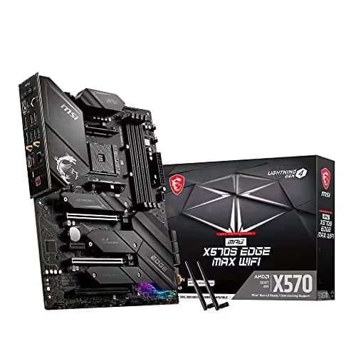 MSI X570S MPG EDGE MAX WiFi AMD AM4 ATX Motherboard image