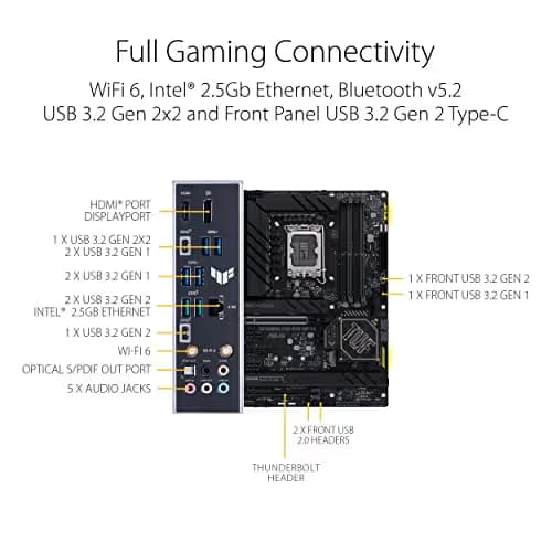 ASUS TUF GAMING Z790-PLUS WIFI D4 LGA1700 ATX image