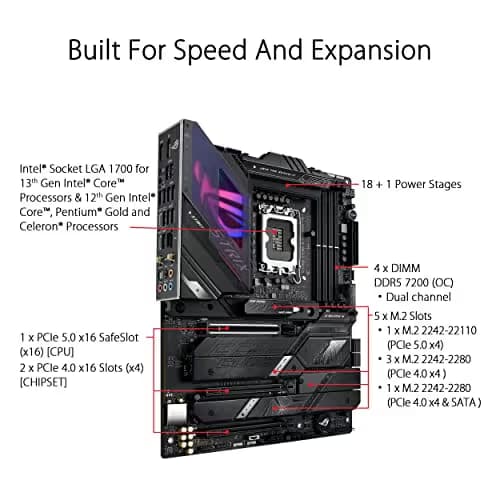 ASUS ROG STRIX Z790-E GAMING WIFI LGA1700 DDR5 ATX image