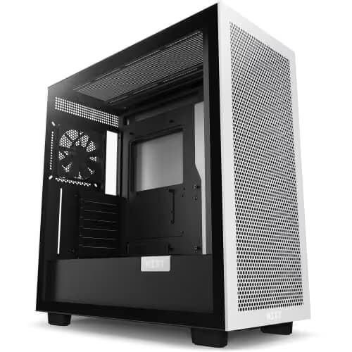 NZXT H7 Flow (2022) ATX Mid Tower White / Black with Tempered Glass Side Panel image